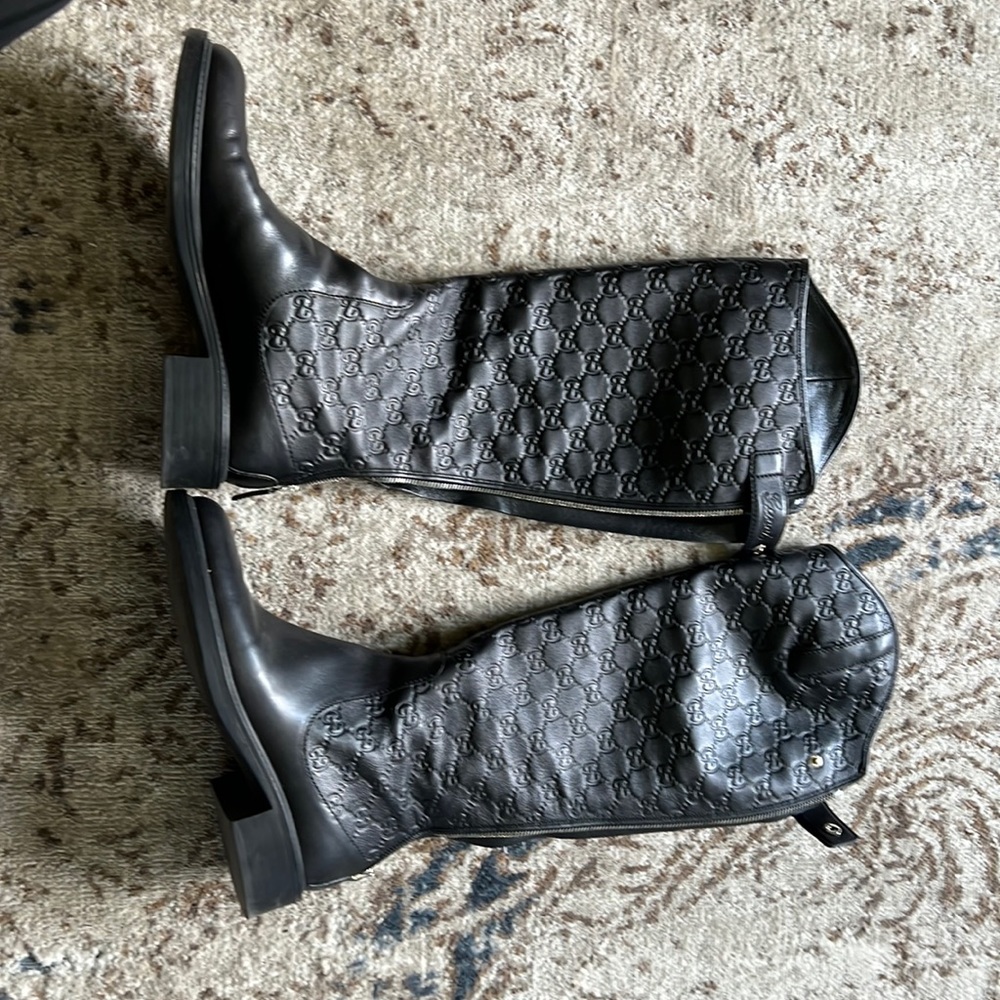 Authentic tall gucci boots